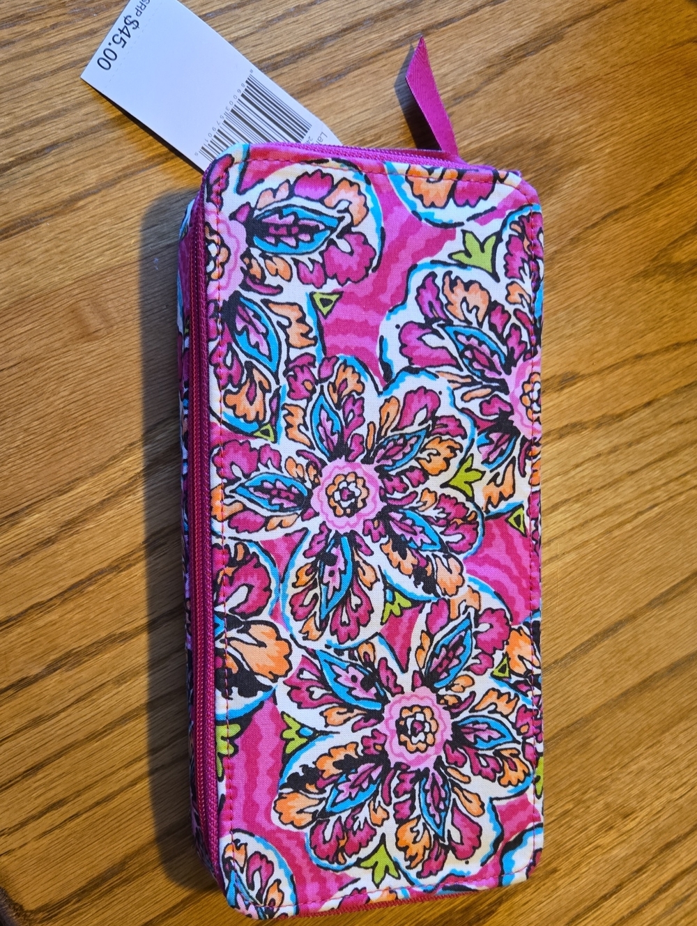Vera Bradley Pink Floral Pill Case